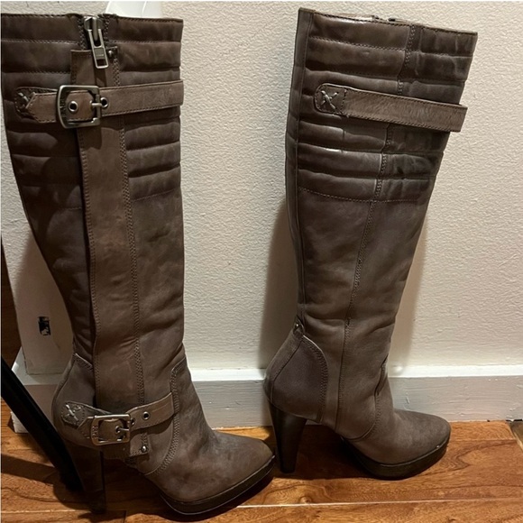 Frye Harlow Moto Leather Boots Size 6 - Picture 5 of 13